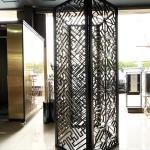 Hotel Lobby Partition Design Stainless Steel Wall Divider