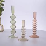 Handmade Wedding Glass Candlesticks Home Decoration