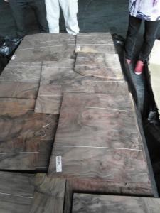 Quality Sliced Natural Walnut Burl Wood Veneer Sheet wholesale