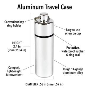 Quality Earphone Aluminum Carrying Case Earphones Headset Parts Earplugs Cases wholesale