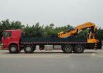 25-80 Tons Truck Mounted Crane 8X4 LHD , Truck Mounted Lifting Equipment