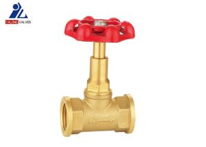 Quality Female X Female 1.6MPa Threaded Brass Stop Valve ISO 228 Stop Cork Valve wholesale