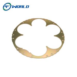 Quality Custom size Sheet Metal Fabrication Parts Laser Cutting Brass Accessories wholesale