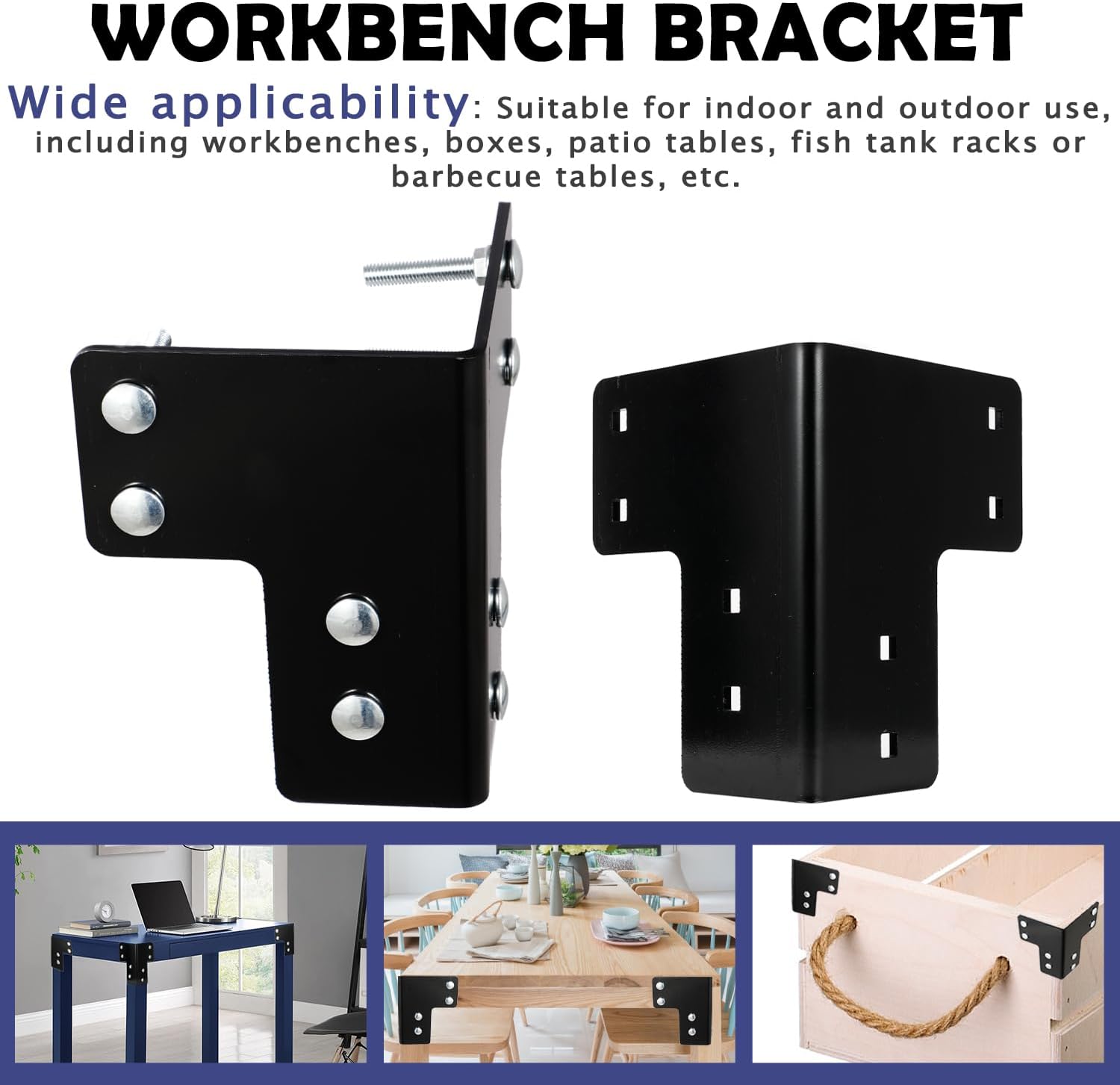 Sturdy Steel Workbench Corner Bracket Kit With Brass Material OEM