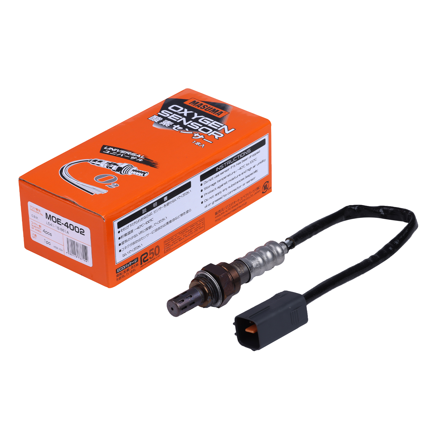 498 192 Oxygen Sensor for Mazda 3 GX81 1GFE L541-18-861A by MASUMA Automotive Parts