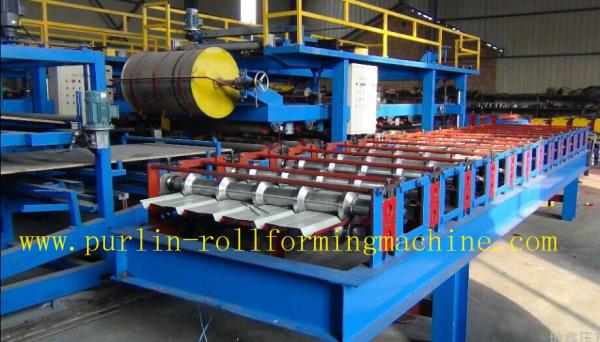 Hydraulic High Speed PU Sandwich Panel Roll Forming Machine for Roof and Wall
