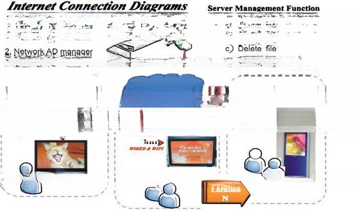 55 inch LCD standing poster kiosk wifi network totem video loop player display