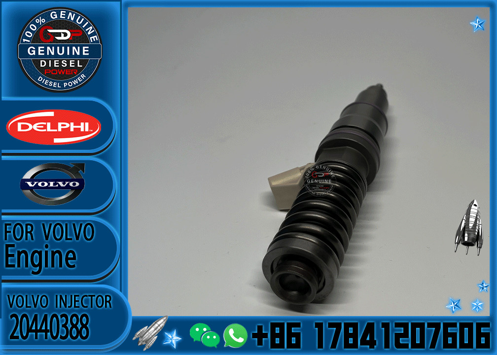 Truck Fuel Injector 22479124 20440388 Volvo D12 D13 Fuel Injector With 2 Pins