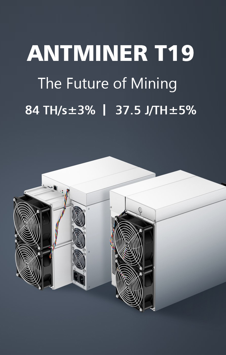 2920W Blockchain Mining Machine Bitman Antminer T19 84TH/S