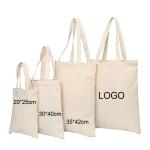 Cotton shopping bags advertising bag 20*25cm/30*40cm/35*42cm white logo