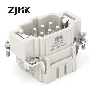 Quality 16A 6 Pin Heavy Duty Connector Cage Clamp Inserts 500V 09330062616 09330062716 wholesale