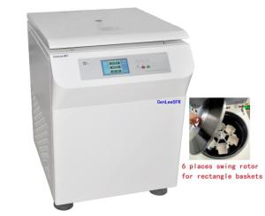 Quality Low Speed Centrifuge High Volume Refrigerated Floor standing Centrifuges 6000rpm/4000ml wholesale