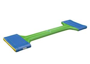 Quality Swimming Pool Inflatable Balance Bean Water Play Equipment Challenge Single - Log Bridge wholesale