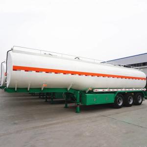 Quality Tri Axle Petrol 48000 Liters 40FT Fuel Tanker Trailer wholesale