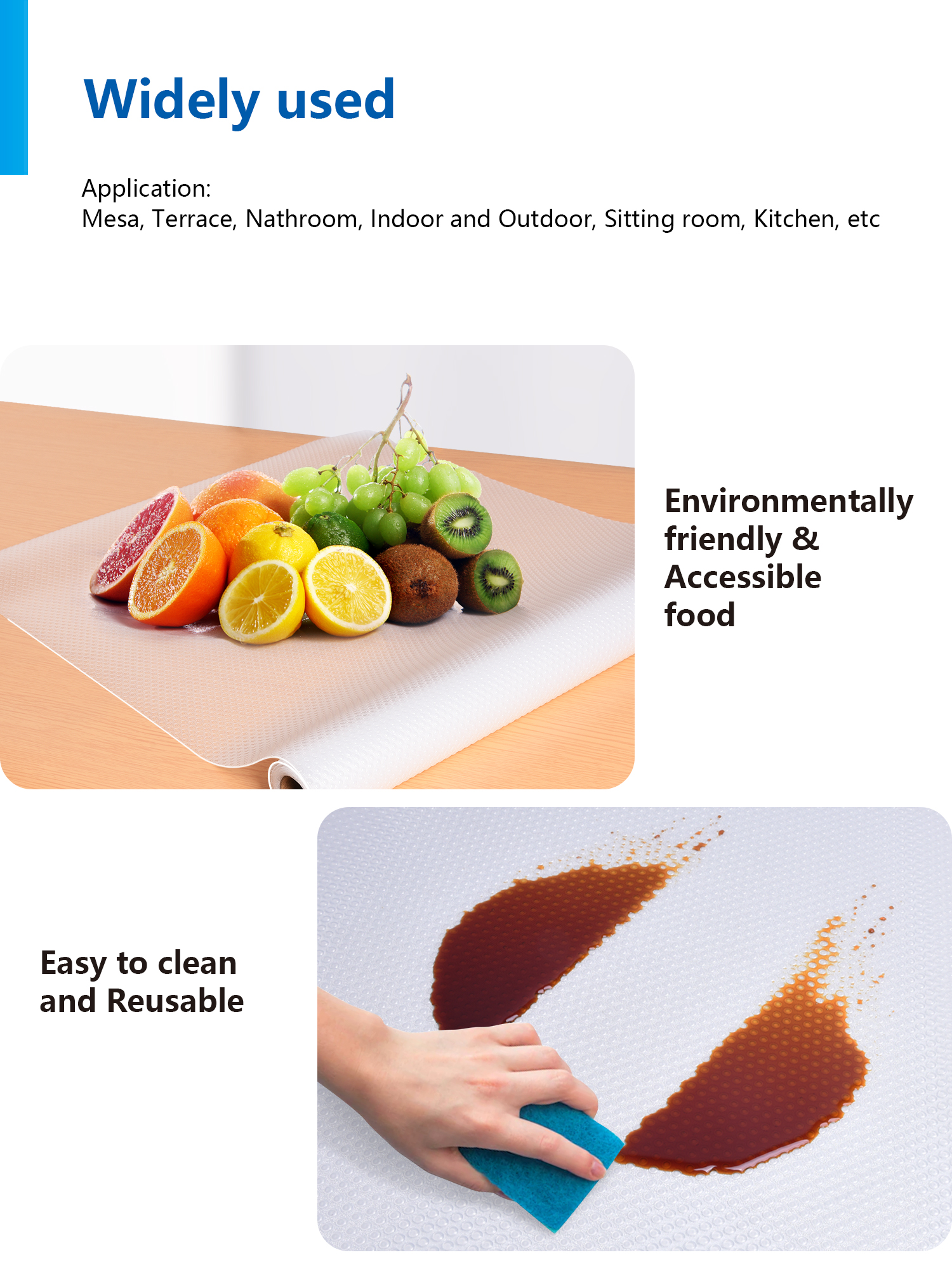 Plastic Pink Shelf Liners for Home and Kitchen Cabinets Rectangle Shape Waterproof