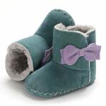 2019 winter warm cotton cute Bowknot 0-2 years girls Outdoor baby booties