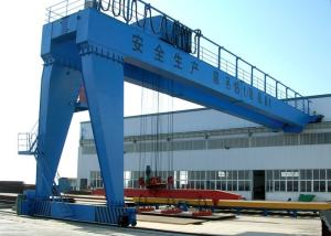 Quality Versatile 100T Double Girder Semi Gantry Crane Widely Used Semi Goliath Crane wholesale