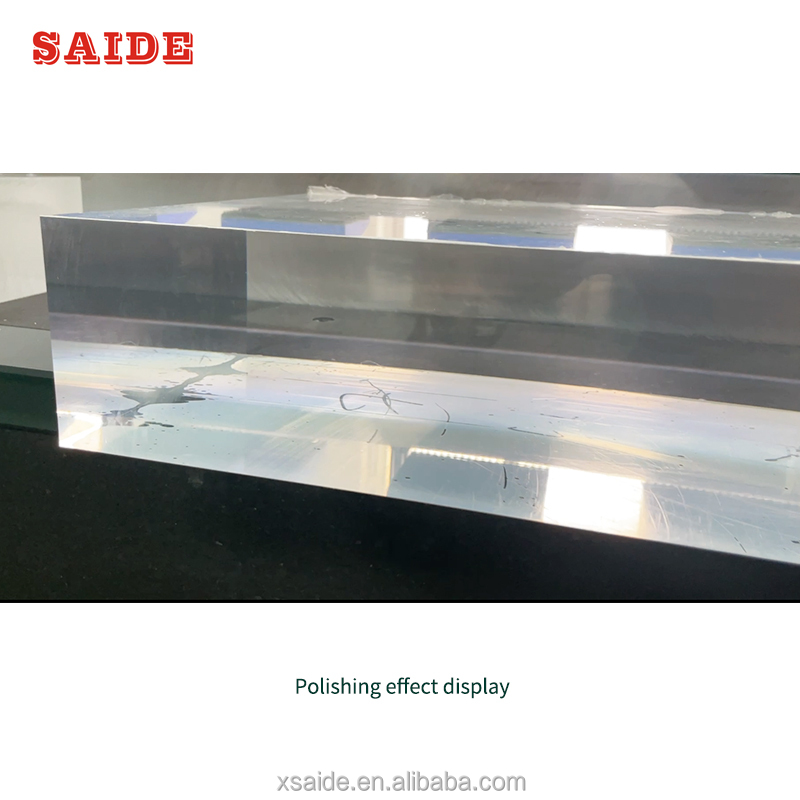 1000mm Small Size Acrylic Double Side Edge Polishing Machine Made in China SAIDE Diamond Polisher For PMMA/PS/Light guide plate