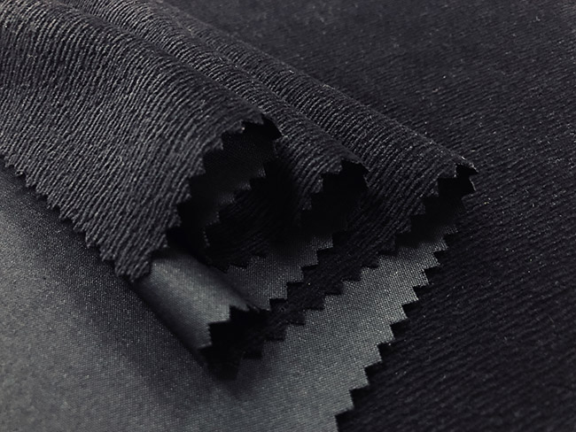 Grain Reddish Black Stretch Velvet Fabric 210GSM Burnt Out Soft Felt