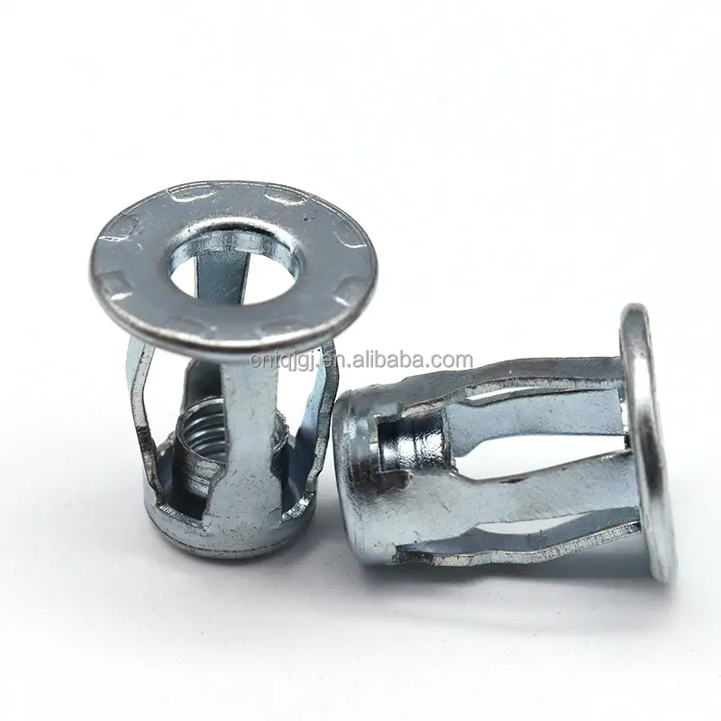 Zinc Plated Threaded Inserts For Metal Screw Petal Nut Expansion Rivet Nut Retail