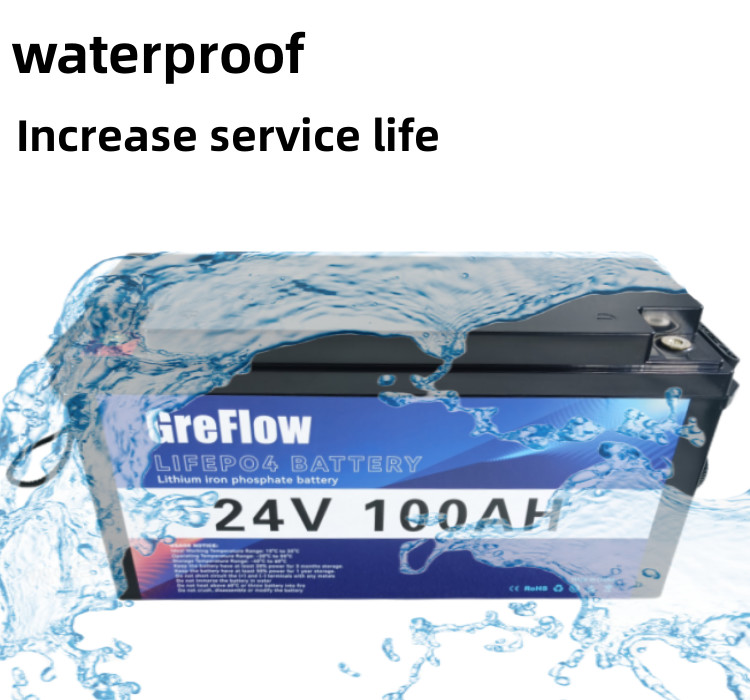 Long Service Life Lithium 24v 100ah Lead Acid Battery Replacement With Smart BMS