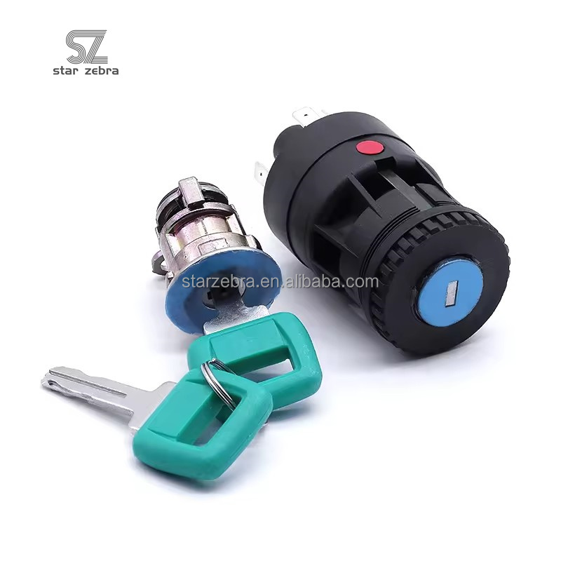Excavator Ignition Starter Switch 11006988 11990362 for L120 A25E A30E A35E A40E Engineering Construction Machine Parts