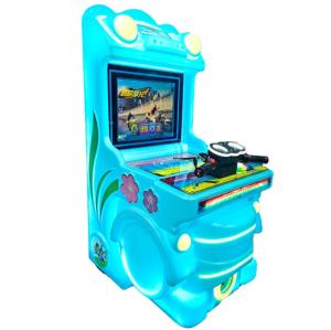 Quality Dreamland colorful bus children game machine coin operated plastic motorcycle arcade machine for kids land wholesale