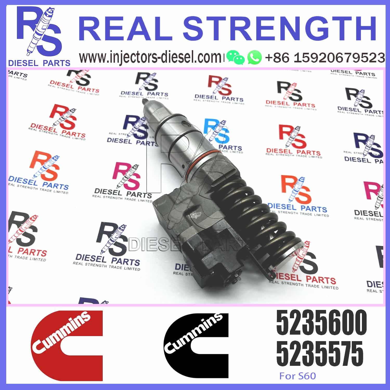 Common Rail Fuel Injectors Nozzle RB5235580 R5237650 R5237099 4991754-D4 4991752-B5 5235600 for Detroit Series 60 12.7L