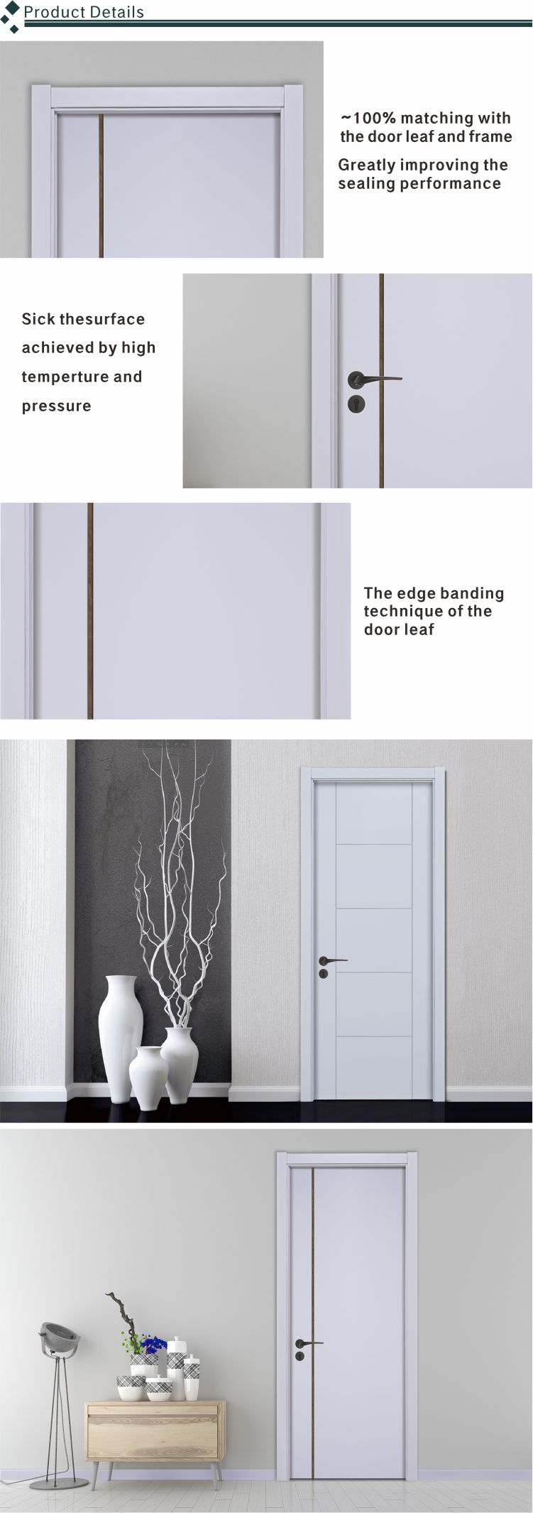economic wooden 2 hours fire rated door