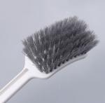 Long Handle Kitchen Scrubber with Ergonomic Rubber Grip