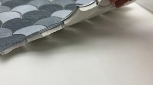 China Square Mosaic Tile Glossy Surface Glass Mosaic sus 304 stainless steel mosaic on sale