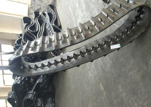 Quality Black Agricultural Tracks Wear Resistance Custom Rubber Tracks High Speed wholesale
