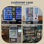 Shopping Mall Remote Control Smart Vending System Snacks Cold Drinks Bottle