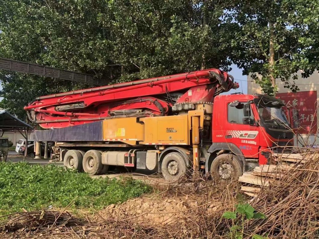 2019 Truck Mounted Pump 56m Concrete Boom Pump Concrete Pump Truck Heavy Equipment