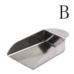 Mini Square Shovel, Gemstone Spade , Jewelry Shovel With Plate Handle