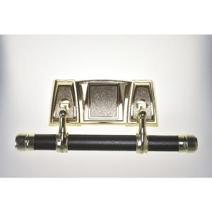 Quality Plastic Panel Casket Handle Hardware , Coffin Ornaments Gold Surface wholesale