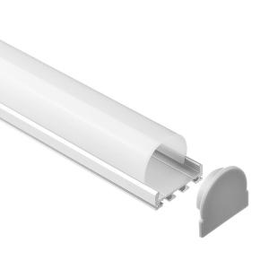 Suspended Surface Mounted LED Profile 26*24mm Architectural Aluminium Light Channel