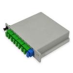 1x8 PLC Splitter SC APC Connectors Fiber Optic Cassette