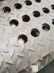 316 Checkered Perforated Stainless Plate For Tableware