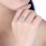 Sterling Silver 925 AAA CZ Stone Tennis Ring