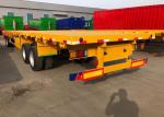 SINOTRUK Mn Steel 3 Axles Flatbed Cargo Full Trailer