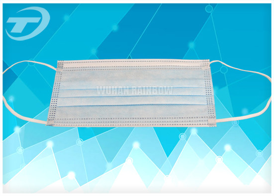 OEM Nonwoven 3 Ply Surgical Face Mask With Earloop Or Tie-On