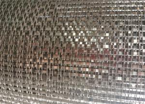 China Stainless Steel Architectural Wire Mesh Three Flat Metal Wire Mesh Screen For Doors on sale
