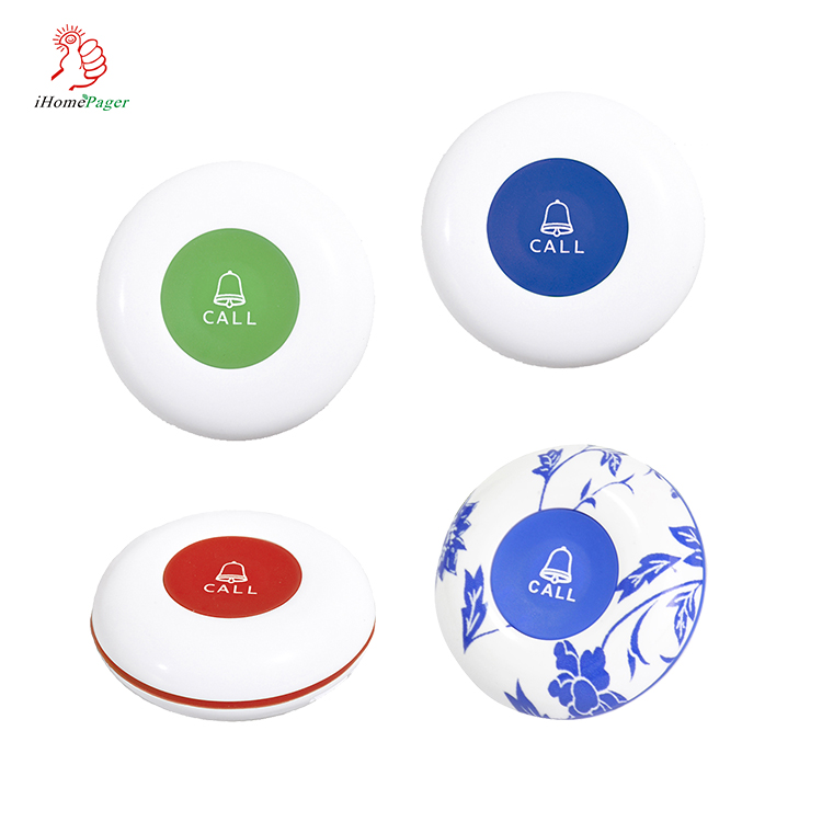 Customize language touch screen wireless call system wrist watch pager
