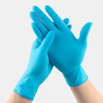 Allergy Resistance Nitrile Disposable Gloves High Tensile Strength Non Toxic