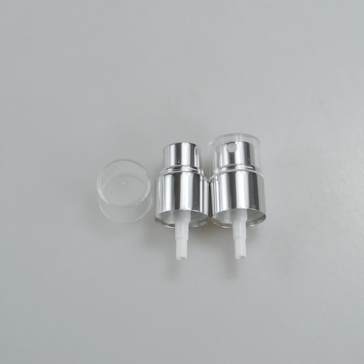 24-400 PP Luxury Sliver Sprayer Lotion Pump for Transparent Cap in Cosmetic Industry