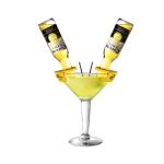 FDA Branded Wine Accessories Yellow CoronaRita Drink Clips For Slanted Margarita