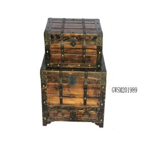 Quality OBM Firwood L70 Reclaimed Wood Storage Chest wholesale