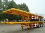 Flatbed Semi-trailer For 20ft/40ft Container Transportation
