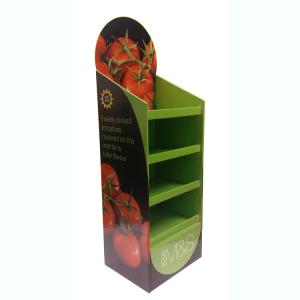 Quality Supermarket Cardboard Product Display Stand Canned Food Carton Display Stands Christmas wholesale